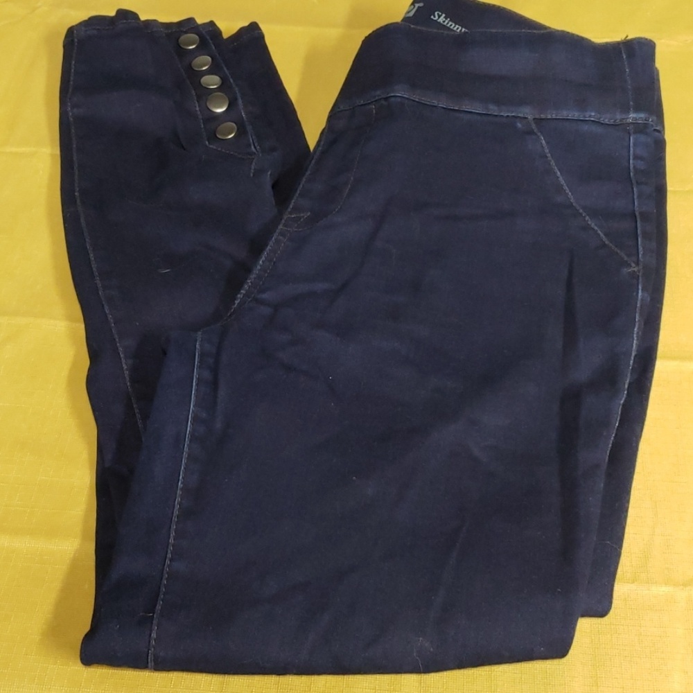 Apt 9 pull on snap ankle skinny